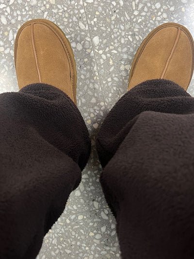 Mild Fleece String Banding Pants