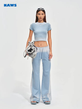 [NOTAWEAR] Sand Washed Flare Sweatpants