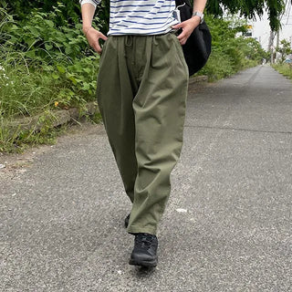 cotton balloon pants (khaki)