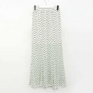 Polka dot long skirt