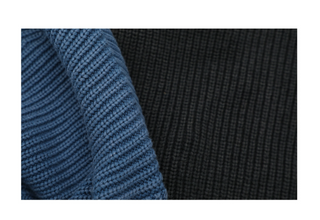 [MASONPRINCE] V-neck Patch Elbow Sweater