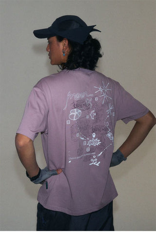 [Monterest] Quick-Dry Reflective Print T-Shirt