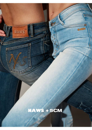 [NOTAWEAR] Wave Washed Slim Straight Jeans