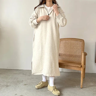 Half-zip dress