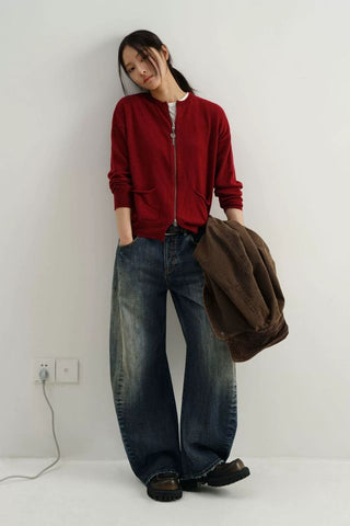 MASONPRINCE Zip-up Cardigan