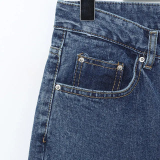 wide blue pocket pants