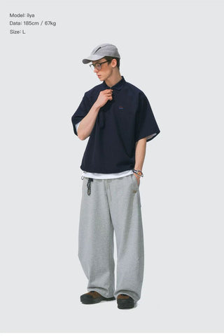 [Monterest] Quick-Dry Half-Zip Polo Shirt