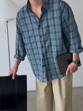 Koba Wrinkle Check Shirt