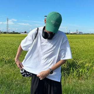 Colored cotton cap