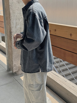 Miller Washed Denim Shirt Jacket