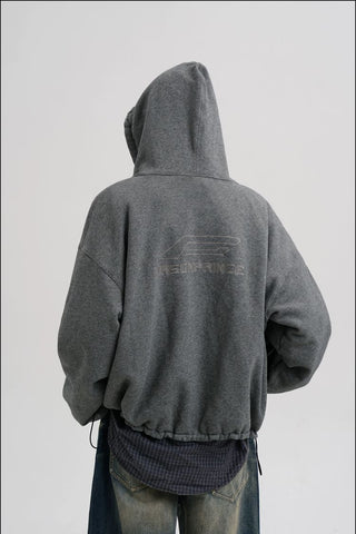 [MASONPRINCE] Reversible Hooded Coach Jacket