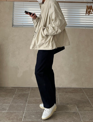 Good Fit Washed Short Parka (5 colors)