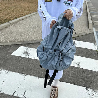Pocket String Backpack