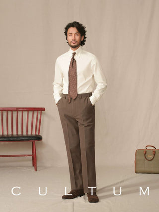 [CULTUM] Italian Button-Down Collar Dress Shirt