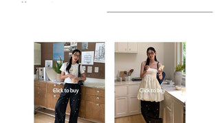 embroidered mop pants