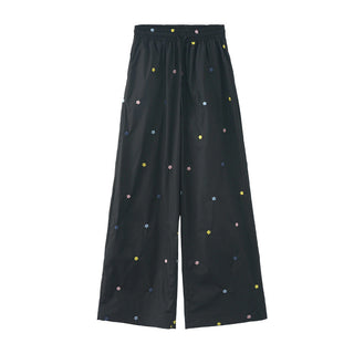 embroidered mop pants