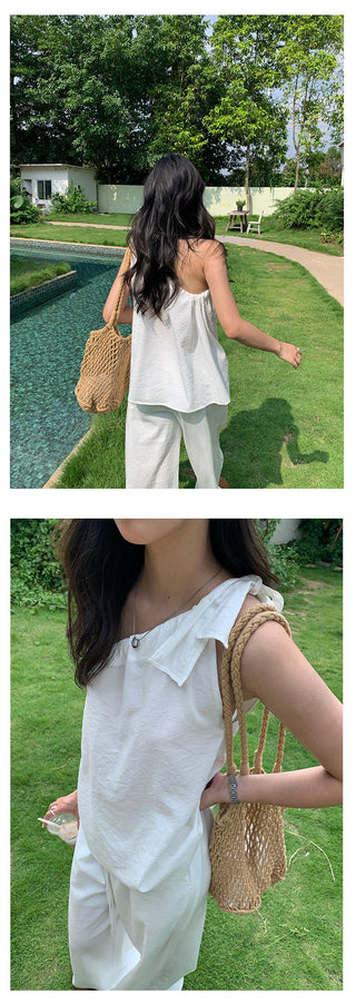 sleeveless wide set