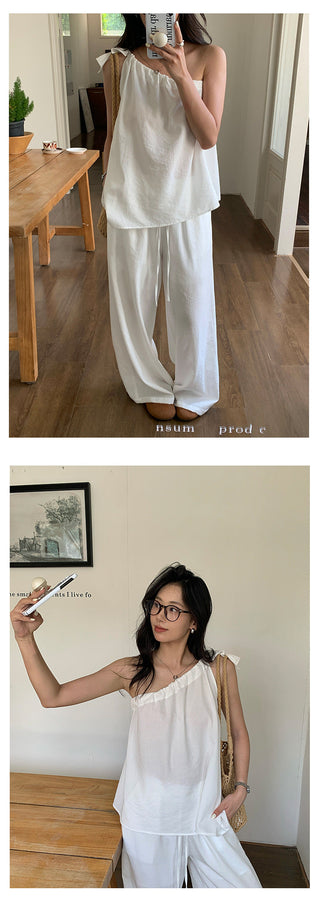 sleeveless wide set