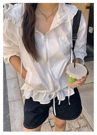 ruffled sun jacket