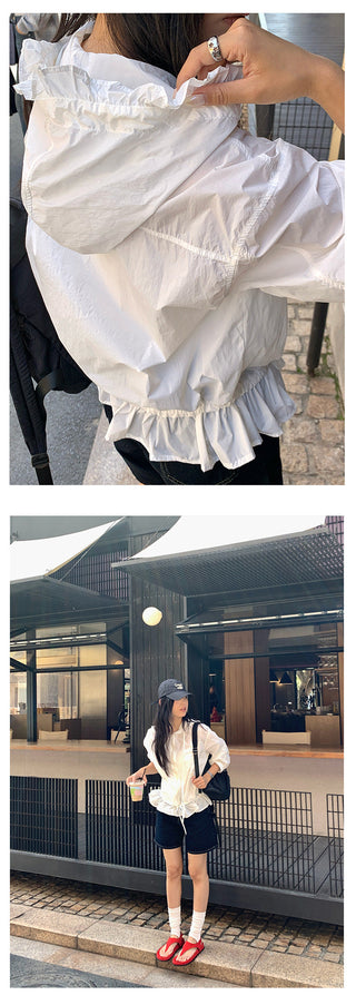 ruffled sun jacket