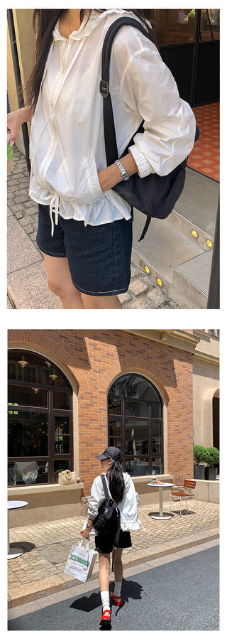 ruffled sun jacket