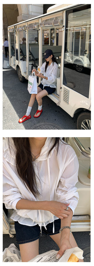 ruffled sun jacket