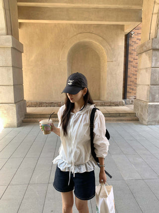 ruffled sun jacket