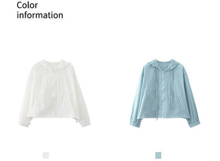 ruffled sun jacket