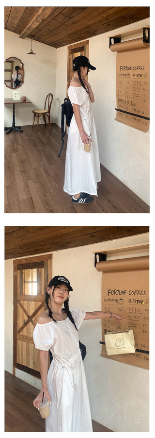 puff sleeve dress