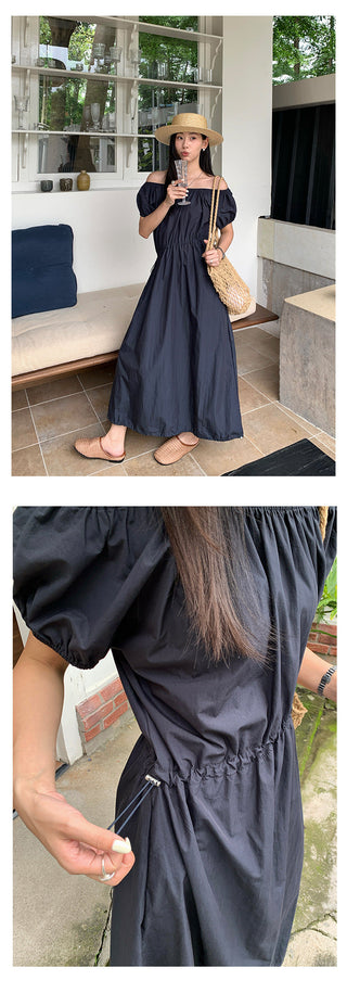 puff sleeve dress