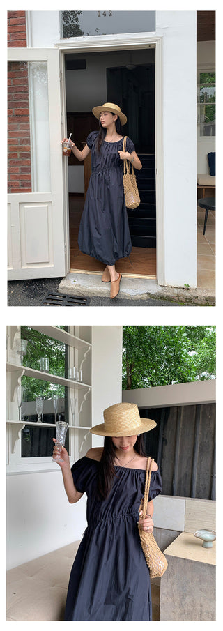 puff sleeve dress