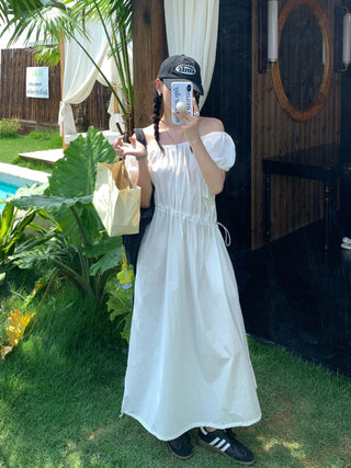 puff sleeve dress