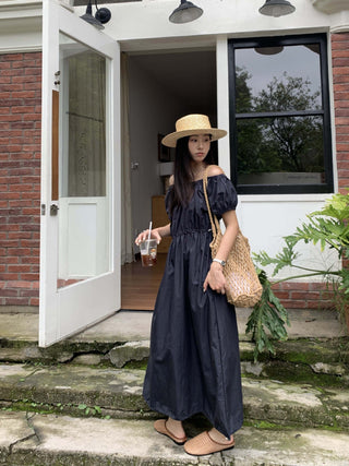 puff sleeve dress