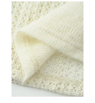 crochet sleeveless vest
