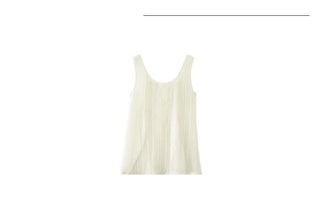 crochet sleeveless vest