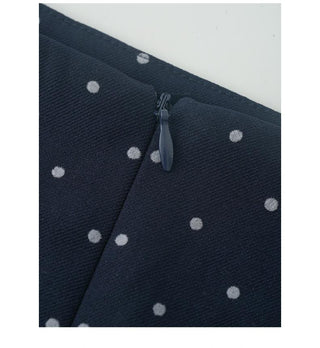 dots A-line skirt