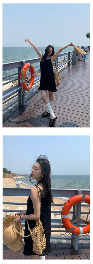 frill swing dress