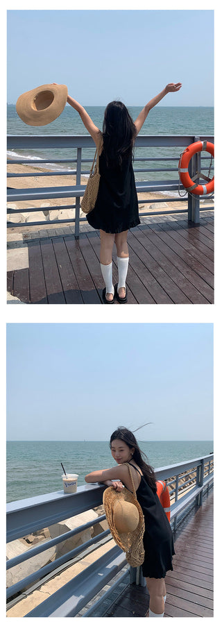 frill swing dress