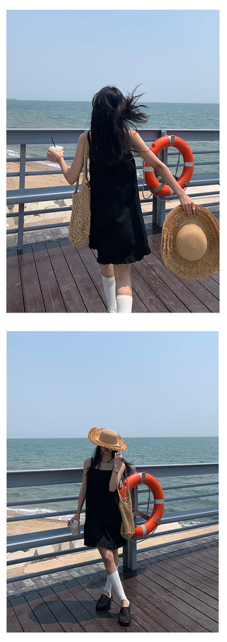 frill swing dress