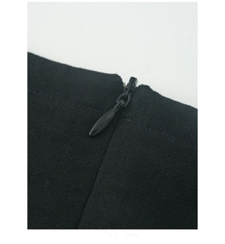 frill swing dress