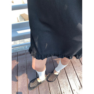 frill swing dress