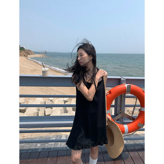 frill swing dress