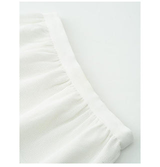 mesh slim skirt