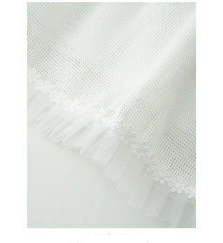 mesh slim skirt