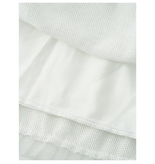 mesh slim skirt