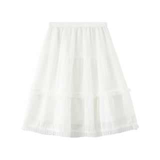 mesh slim skirt