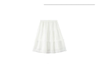 mesh slim skirt
