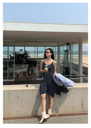 floral chiffon dress