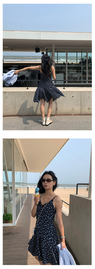 floral chiffon dress