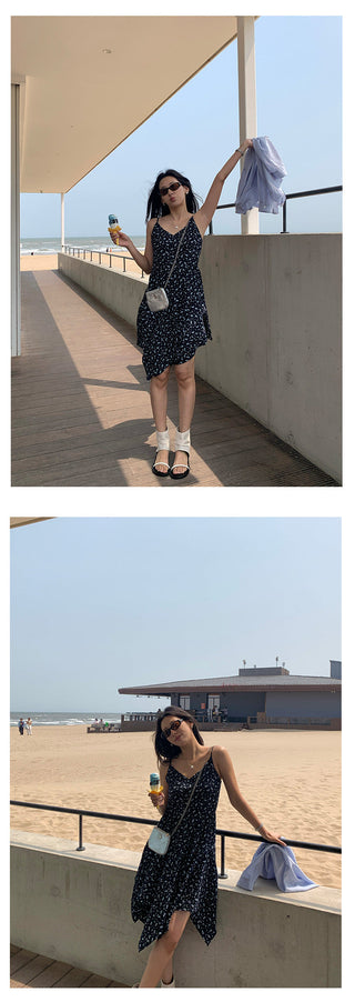 floral chiffon dress